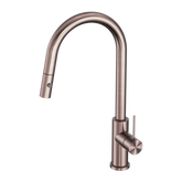 Mecca Pull Out Sink Nero Mixer With Vegie Spray Function - Brushed Bronze
