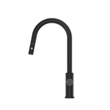 Mecca Pull Out Sink Nero Mixer With Vegie Spray - Matt Black