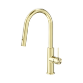 Nero Mecca Smart Sensor Pull Out Kitchen Mixer - Brushed Gold