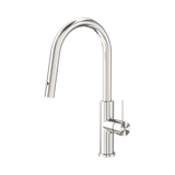 Nero Mecca Smart Sensor Pull Out Kitchen Mixer - Brushed Nickel