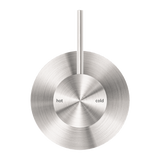 Mecca Shower Nero Mixer Handle Up 80mm Plate - Brushed Nickel