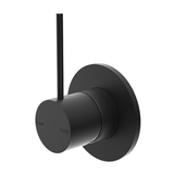Mecca Shower Nero Mixer Handle Up 80mm Plate - Matt Black