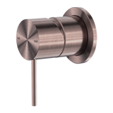 Mecca Shower Nero Mixer 60mm Plate - Brushed Bronze