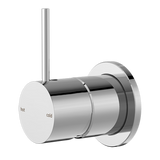Mecca Shower Nero Mixer 60mm Handle Up Plate - Chrome
