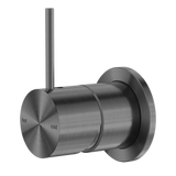 Mecca Shower Nero Mixer 60mm Handle Up Plate - Gunmetal