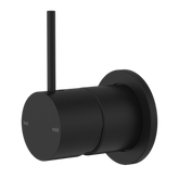 Mecca Shower Nero Mixer 60mm Handle Up Plate - Matt Black