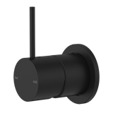 Mecca Shower Nero Mixer 60mm Handle Up Plate - Matt Black