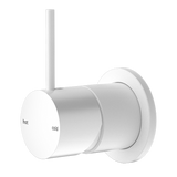 Mecca Shower Nero Mixer 60mm Handle Up Plate - Matt White