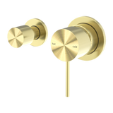 Mecca Shower Nero Mixer With Horizontal 2 Way Divertor - Brushed Gold