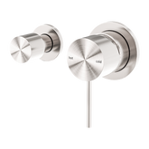 Mecca Shower Nero Mixer With Horizontal 2 Way Divertor - Brushed Nickel