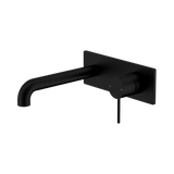 Nero Mecca Wall Basin/Bath Mixer 120Mm - Matte Black
