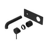 Nero Mecca Wall Basin/Bath Mixer 120Mm Trim Kits Only - Matte Black