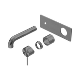 Nero Mecca Wall Basin/Bath Mixer 160Mm Trim Kits Only - Gunmetal
