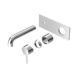 Nero Mecca Wall Basin/Bath Mixer 185Mm Trim Kits Only - Chrome