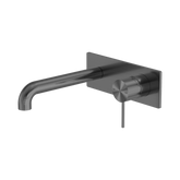 Nero Mecca Wall Basin/Bath Mixer 260Mm - Gunmetal