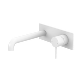 Nero Mecca Wall Basin/Bath Mixer 260Mm - Matte White