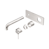 Nero Mecca Wall Basin/Bath Mixer 260Mm Trim Kits Only - Brushed Nickel