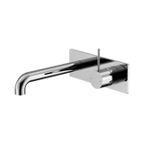 Nero Mecca Wall Basin/Bath Mixer Handle Up 120Mm - Chrome