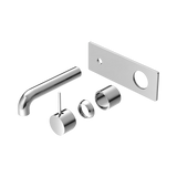 Nero Mecca Wall Basin/Bath Mixer Handle Up 120Mm Trim Kits Only - Chrome