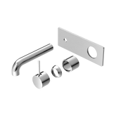 Nero Mecca Wall Basin/Bath Mixer Handle Up 160Mm Trim Kits Only - Chrome