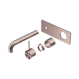 Nero Mecca Wall Basin/Bath Mixer Handle Up 185Mm Trim Kits Only - Brushed Bronze