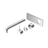 Nero Mecca Wall Basin/Bath Mixer Handle Up 230Mm Trim Kits Only - Chrome
