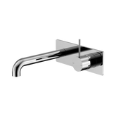 Nero Mecca Wall Basin/Bath Mixer Handle Up 260Mm - Chrome