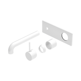 Nero Mecca Wall Basin/Bath Mixer Handle Up 260Mm Trim Kits Only - Matte White