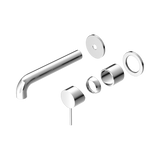 Mecca Wall Basin/Bath Nero Mixer Separate Back Plate 185mm Trim Kits Only - Chrome