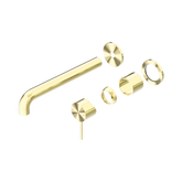 Nero Mecca Wall Basin/Bath Mixer Separate Back Plate 260Mm Trim Kits Only - Brushed Gold