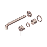 Nero Mecca Wall Basin/Bath Mixer Separate Back Plate 260Mm Trim Kits Only - Brushed Bronze