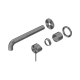 Nero Mecca Wall Basin/Bath Mixer Separate Back Plate 260Mm Trim Kits Only - Gunmetal