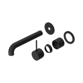 Mecca Wall Nero Mixer Separate Back Plate Handle Up 185mm Trim Kits Only - Matte Black