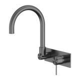 Mecca Wall Basin/Bath Nero Mixer Swivel Spout - Gunmetal