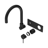 Nero Mecca Wall Basin/Bath Mixer Swivel Spout Trim Kits Only - Matte Black