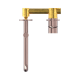 Mecca Wall Basin/Bath Nero Mixer Swivel Spout 225mm - Brushed Bronze Nr221910Rbz