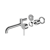 Nero Mecca Wall Basin/Bath Mixer Swivel Spout 225Mm Trim Kits Only - Chrome