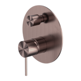 Mecca Shower Nero Mixer With Divertor - Brushed Bronze