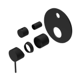 Nero Mecca Shower Mixer With Diverter Trim Kits Only - Matte Black