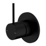 Mecca Shower Nero Mixer Handle Up 80mm Plate - Matt Black