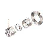 Nero Mecca Shower Mixer Handle Up 80Mm Plate Trim Kits Only - Brushed Nickel