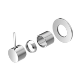 Nero Mecca Shower Mixer Handle Up 80Mm Plate Trim Kits Only - Chrome