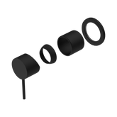 Nero Mecca Shower Mixer 60Mm Plate Trim Kits Only - Matte Black