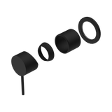 Nero Mecca Shower Mixer 60Mm Plate Trim Kits Only - Matte Black