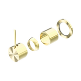 Nero Mecca Shower Mixer 60Mm Handle Up Plate Trim Kits Only - Brushed Gold