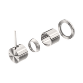 Nero Mecca Shower Mixer 60Mm Handle Up Plate Trim Kits Only - Brushed Nickel