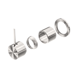 Nero Mecca Shower Mixer 60Mm Handle Up Plate Trim Kits Only - Brushed Nickel