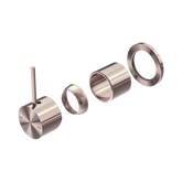 Nero Mecca Shower Mixer 60Mm Handle Up Plate Trim Kits Only - Brushed Bronze