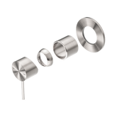 Nero Mecca Shower Mixer 80Mm Plate Trim Kits Only - Brushed Nickel