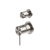 Mecca Shower Nero Mixer With Divertor Separate Back Plate - Brushed Nickel